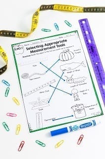 Selecting Measurement Tools Worksheet