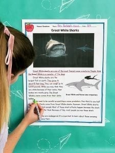 Modeling Common Core Reading Standards