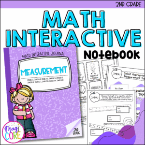 2nd Grade Measurement Interactive Journal Activities - Common Core Standards