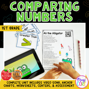 Comparing Numbers Greater Than Less Than Worksheets Activities 1st Grade