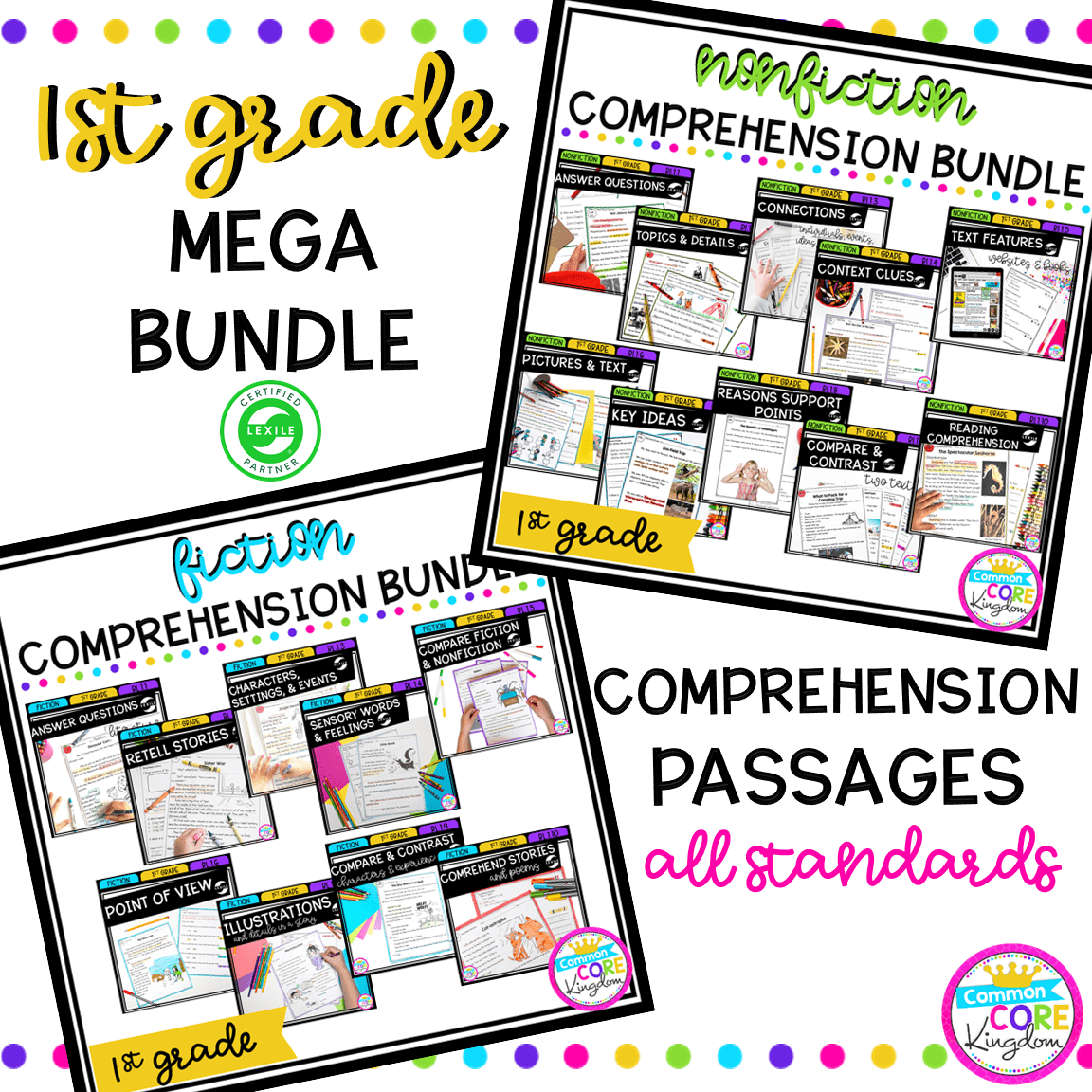 1st Grade Reading Comprehension MEGA Bundle