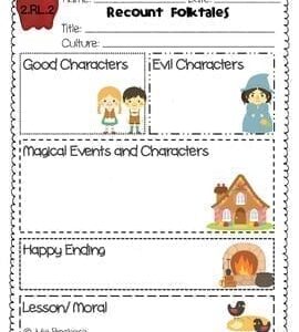 2.RL.2 Fairytales and Folktales Graphic Organizer