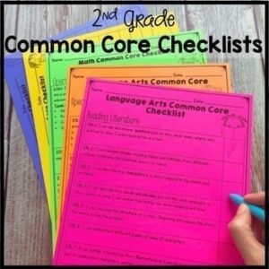 2nd Grade Common Core Checklists