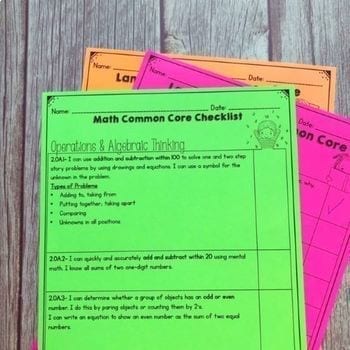 2nd Grade Common Core Checklists - Image 3