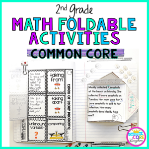 2nd Grade Math Common Core Foldable Activities