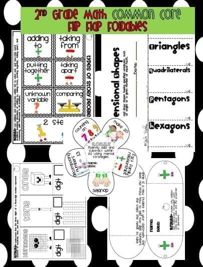 2nd Grade Math Common Core Foldable Activities - Image 3