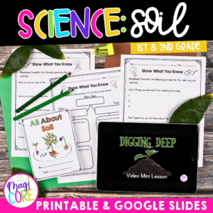 Soil - 1st & 2nd Grade Science Unit Types and Properties of Soil with Activities