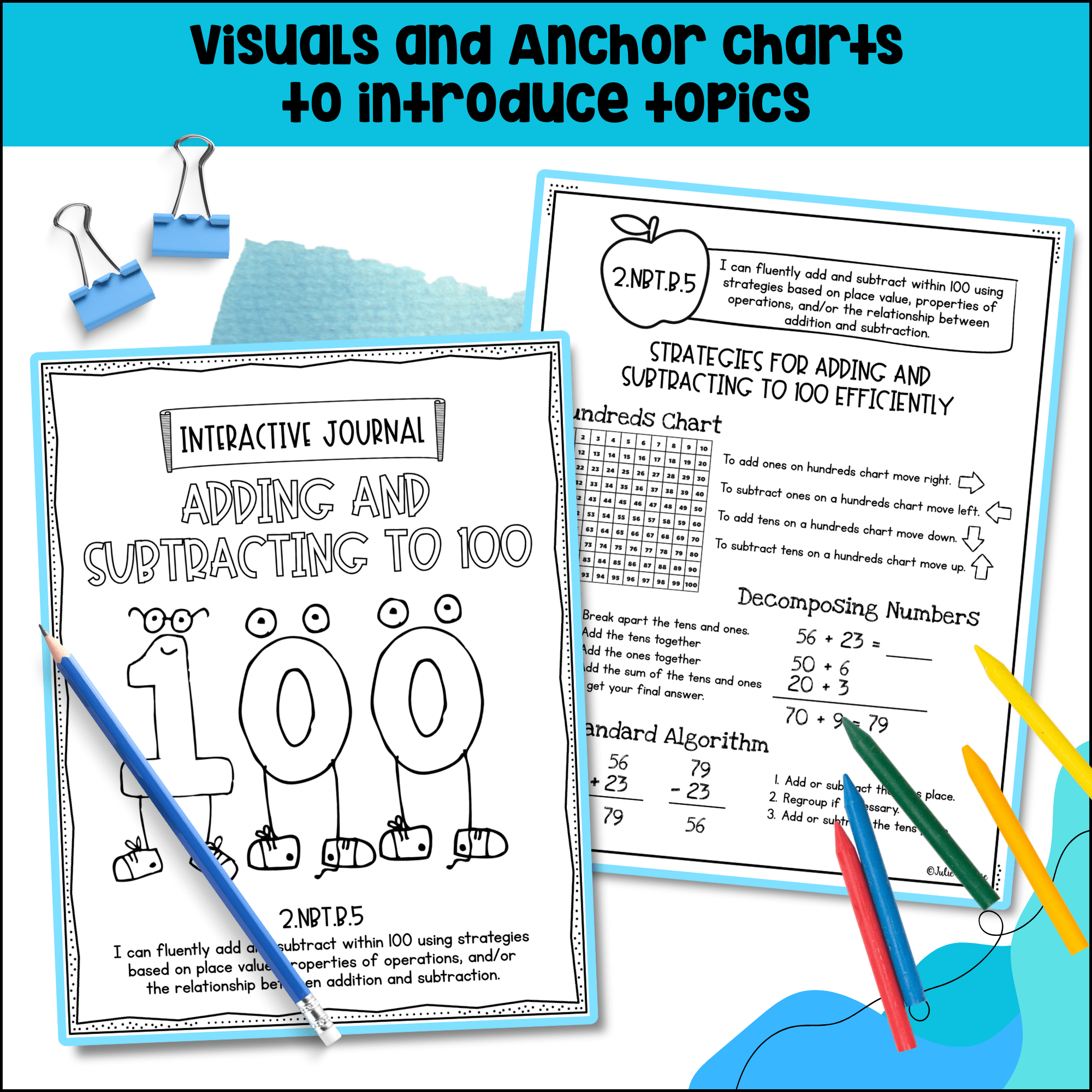 2nd Grade Interactive Journal - Numbers and Operations in Base Ten - Image 3