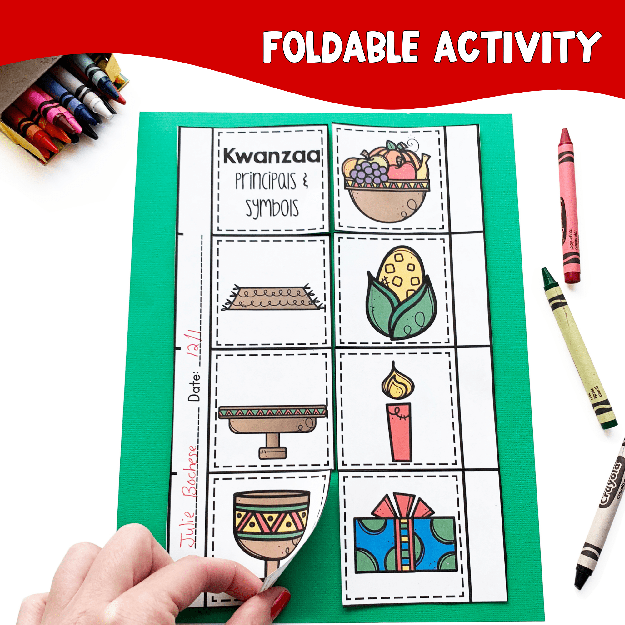 Kwanzaa Differentiated Reading Comprehension Passages Writing Activities Craft - Image 3