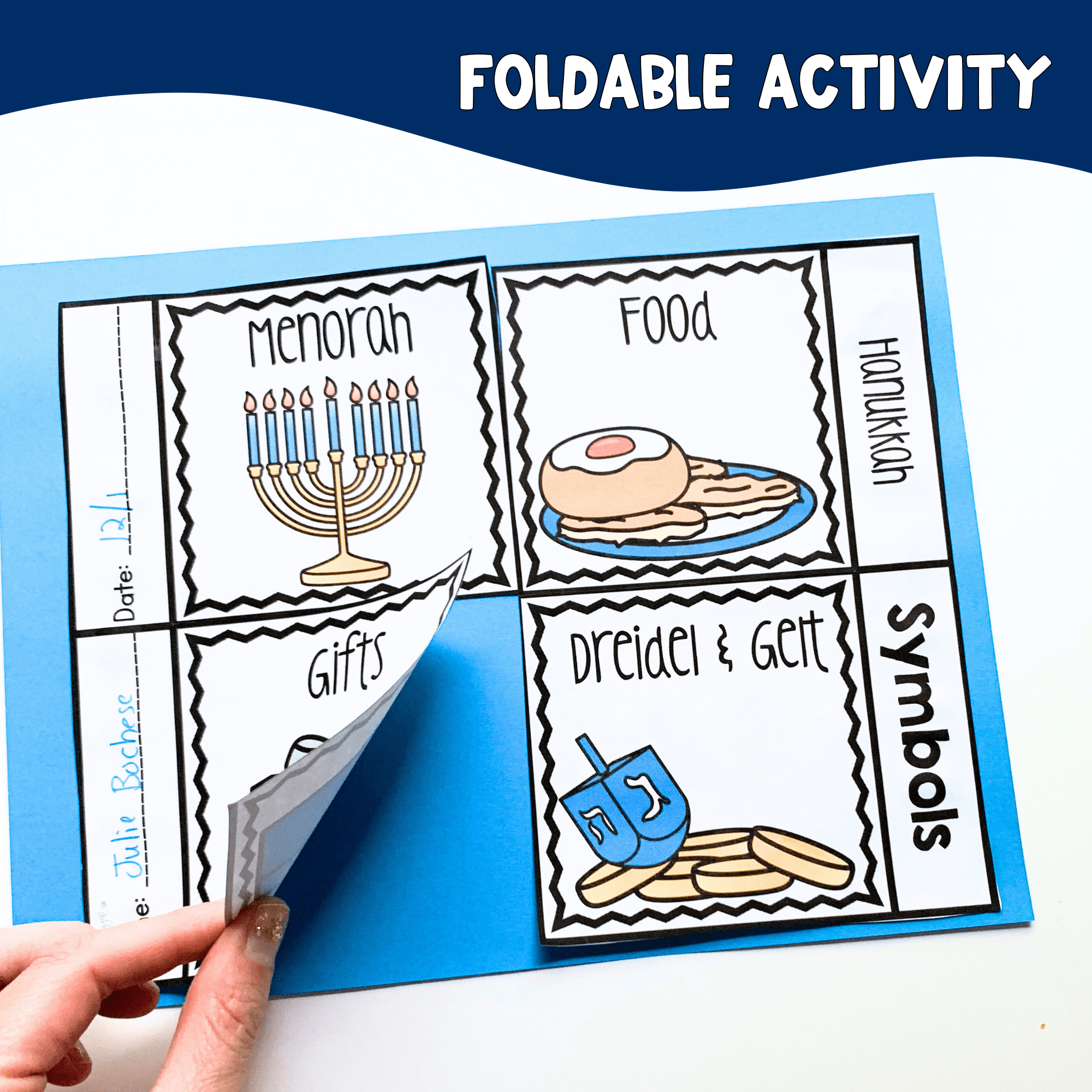 Hanukkah Differentiated Reading Comprehension Passages Writing Activities Craft - Image 3