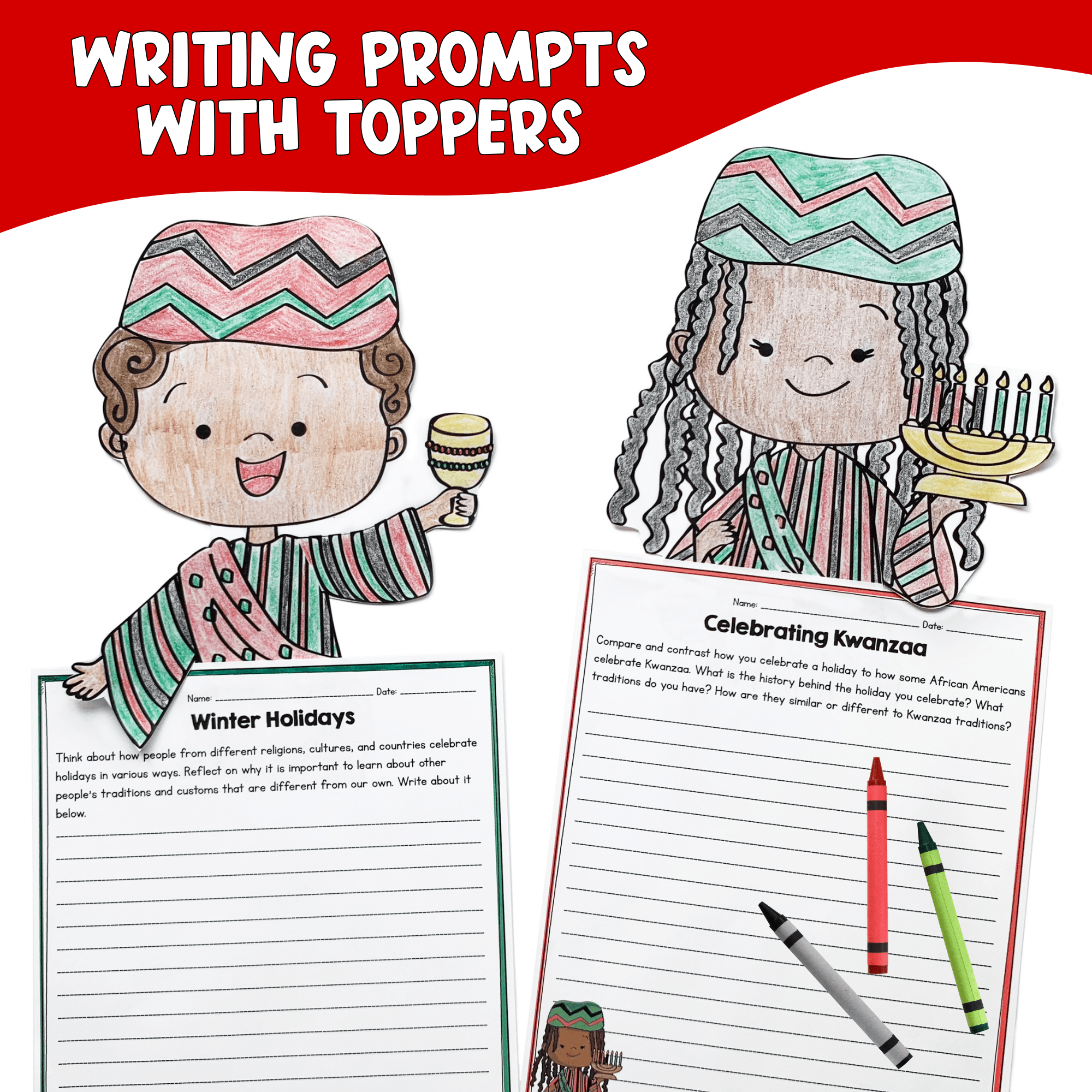 Kwanzaa Differentiated Reading Comprehension Passages Writing Activities Craft - Image 4