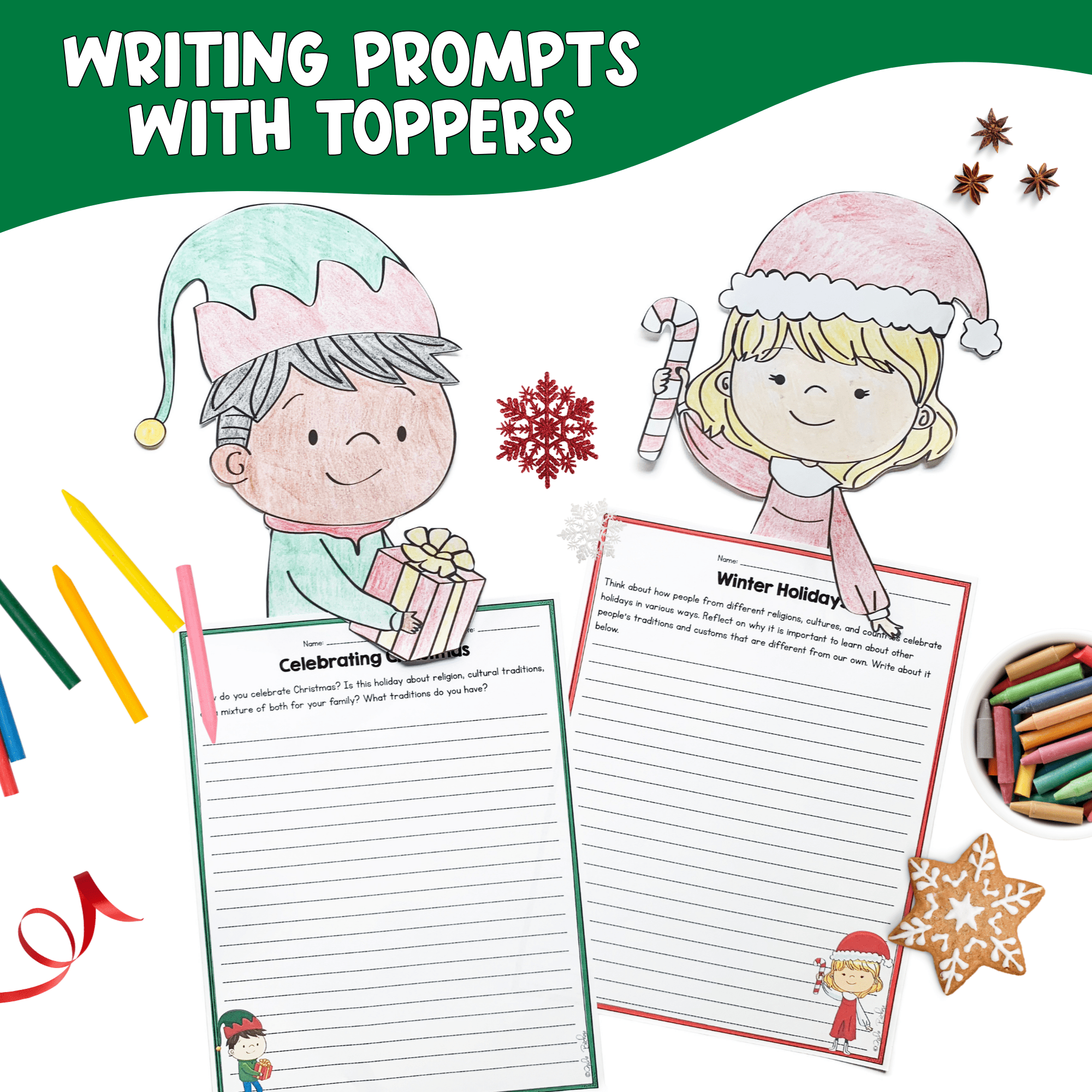 Christmas Differentiated Reading Comprehension Passages Writing Activities Craft - Image 4