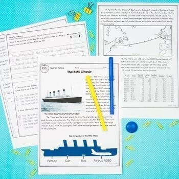 4th Grade Reading Comprehension Passages & Questions Mega Bundle Lexile Leveled - Image 3