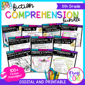 5th Grade Fiction Comprehension Bundle