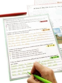 A Day in My Life: Kenya- Differentiated Guided Reading (Compare & Contrast) - Image 4