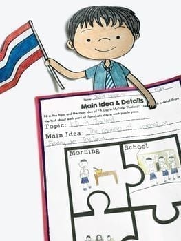 A Day in My Life: Thailand- Differentiated Guided Reading Focus on Main Idea - Image 2