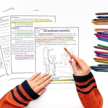 Ask & Answer Questions 2nd & 3rd Grade Reading Comprehension Passages Bundle - Image 4