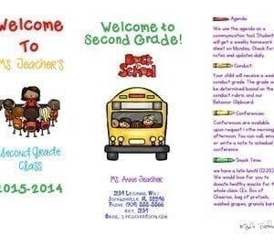 Back to School Brochure *Editable*