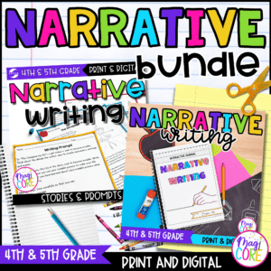 Narrative Writing Bundle - 4th & 5th Grade Narratives, Passages & Prompts