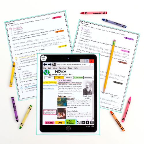Nonfiction Text Features Passages, Anchor Chart, Worksheets - RI.2.5 & RI.3.5 - Image 4