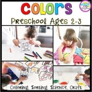 Colors: Preschool (2-3 years old)