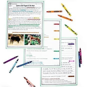 Comprehend Nonfiction Differentiated Reading Comprehension Passages & Questions - Image 2