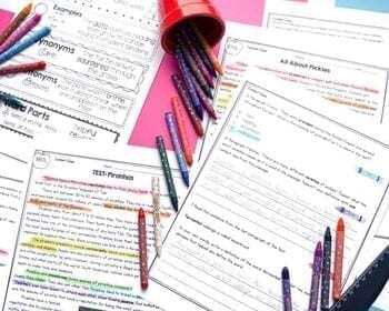 Context Clues Differentiated Reading Comprehension Passages and Questions Bundle - Image 3