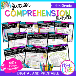 4th Grade Fiction Reading Comprehension Bundle