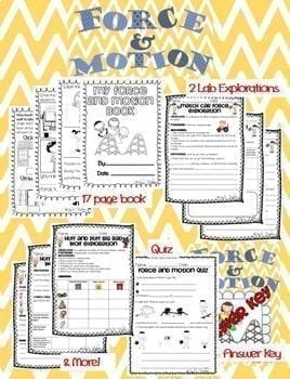 Force and Motion Bundle 1st & 2nd Grade Science Magnets, Gravity, Push and Pulls - Image 2