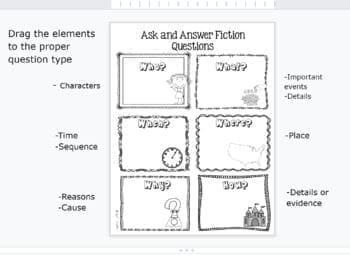 Ask & Answer Questions Fiction Reading Comprehension 2nd 3rd Grade RL.2.1 RL.3.1 - Image 2