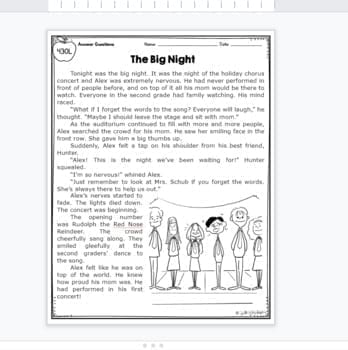 Ask & Answer Questions Fiction Reading Comprehension 2nd 3rd Grade RL.2.1 RL.3.1 - Image 3