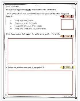 Reasons Support Author's Point - 2nd Grade RI.2.8 - Reading Passages for RI2.8 - Image 3