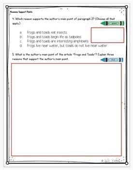 Reasons Support Author's Point - 2nd Grade RI.2.8 - Reading Passages for RI2.8 - Image 4