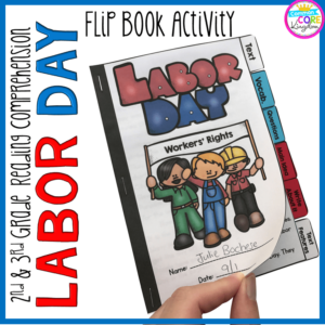 Labor Day Flip Book Activities- 2nd & 3rd grade