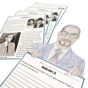 Malcolm X Differentiated Reading and Writing Activities - Image 3
