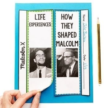 Malcolm X Differentiated Reading and Writing Activities - Image 4