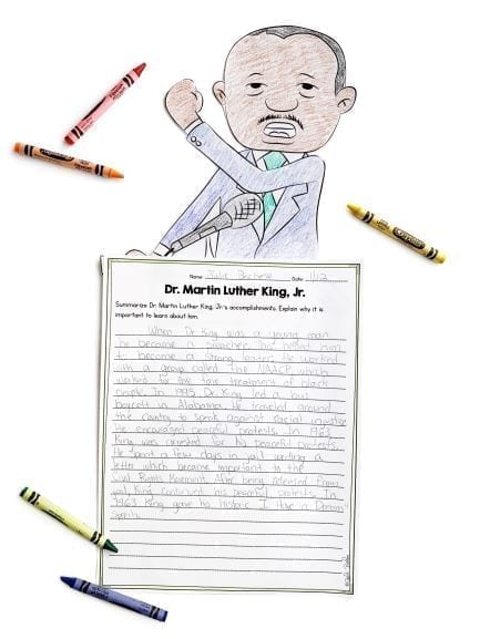Martin Luther King Jr. Differentiated Reading and Writing Activities - Image 3