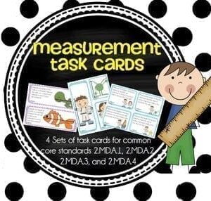 Measurement Task Cards (2.MD.A.1-2.MD.A.4)