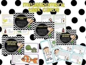 Measurement Task Cards (2.MD.A.1-2.MD.A.4) - Image 2