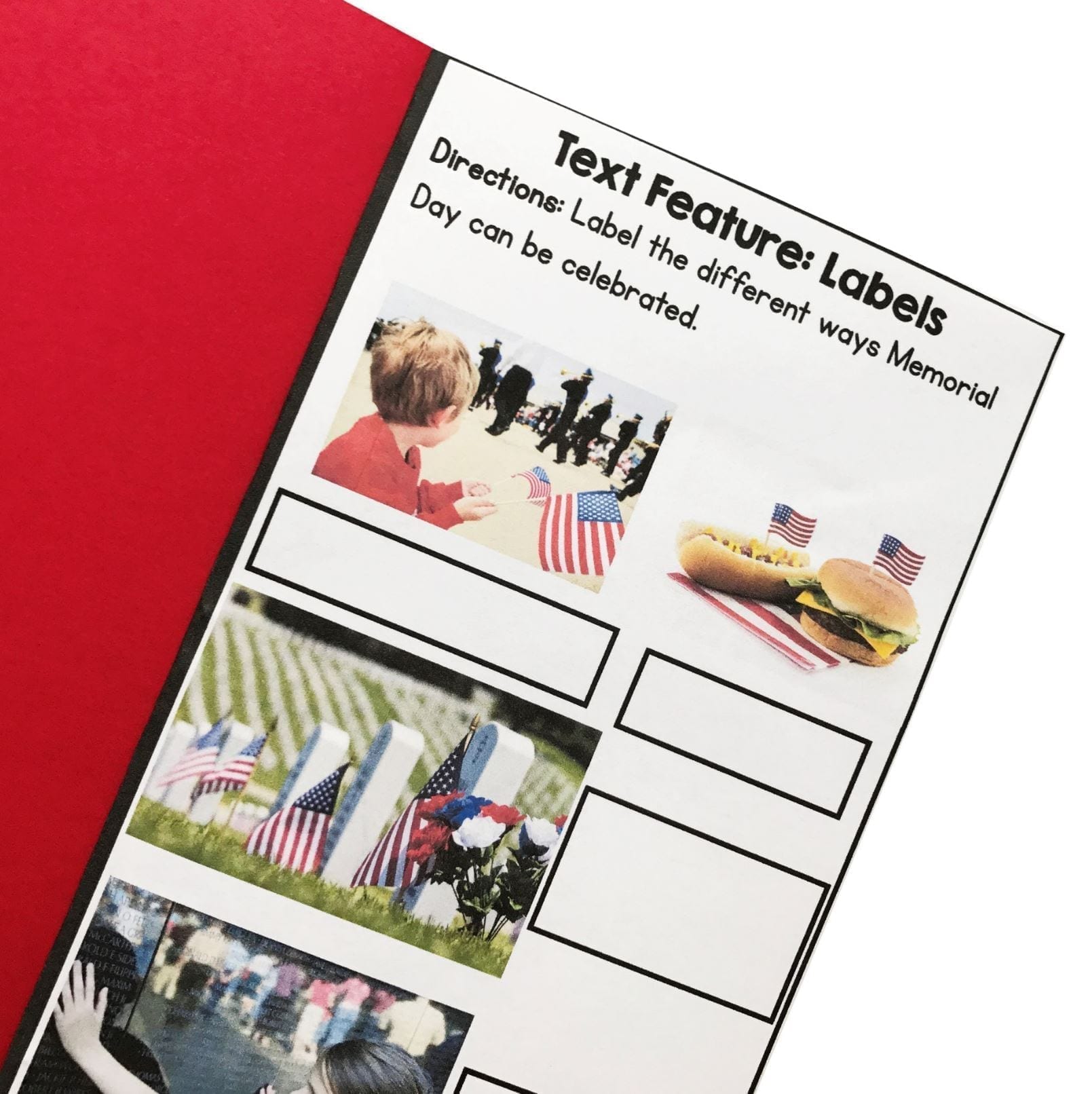 Memorial Day Reading Comprehension Flip Book Activities - 2nd & 3rd grade - Image 4