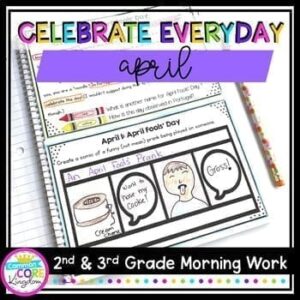Morning Work: April Holidays