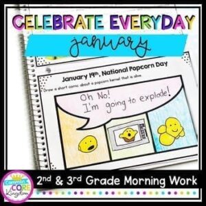 Morning Work: January Holidays