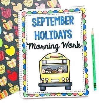 Morning Work: September Holidays - Image 2