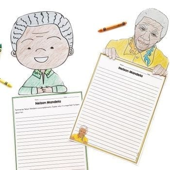 Nelson Mandela Differentiated Reading and Writing Activities - Image 4