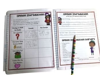 Opinion Writing Interactive Journal W.4.1 W.5.1 - Image 3