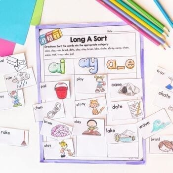 Phonics & Spelling 2nd Grade Word Work Differentiated Unit Worksheets Activities - Image 3