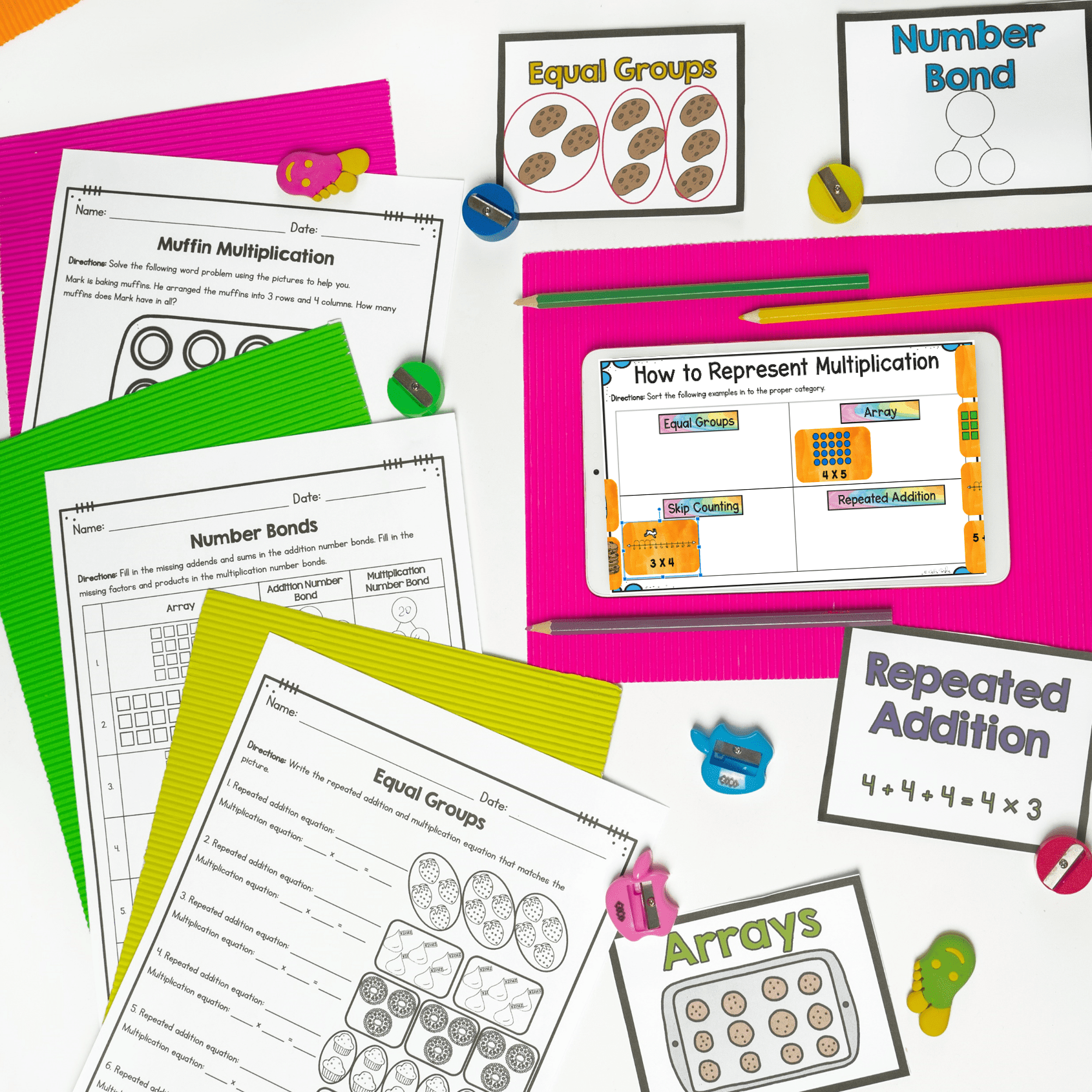 Introduction to Multiplication - 3rd Grade - 3.OA.A.1 - Printable & Digital - Image 5