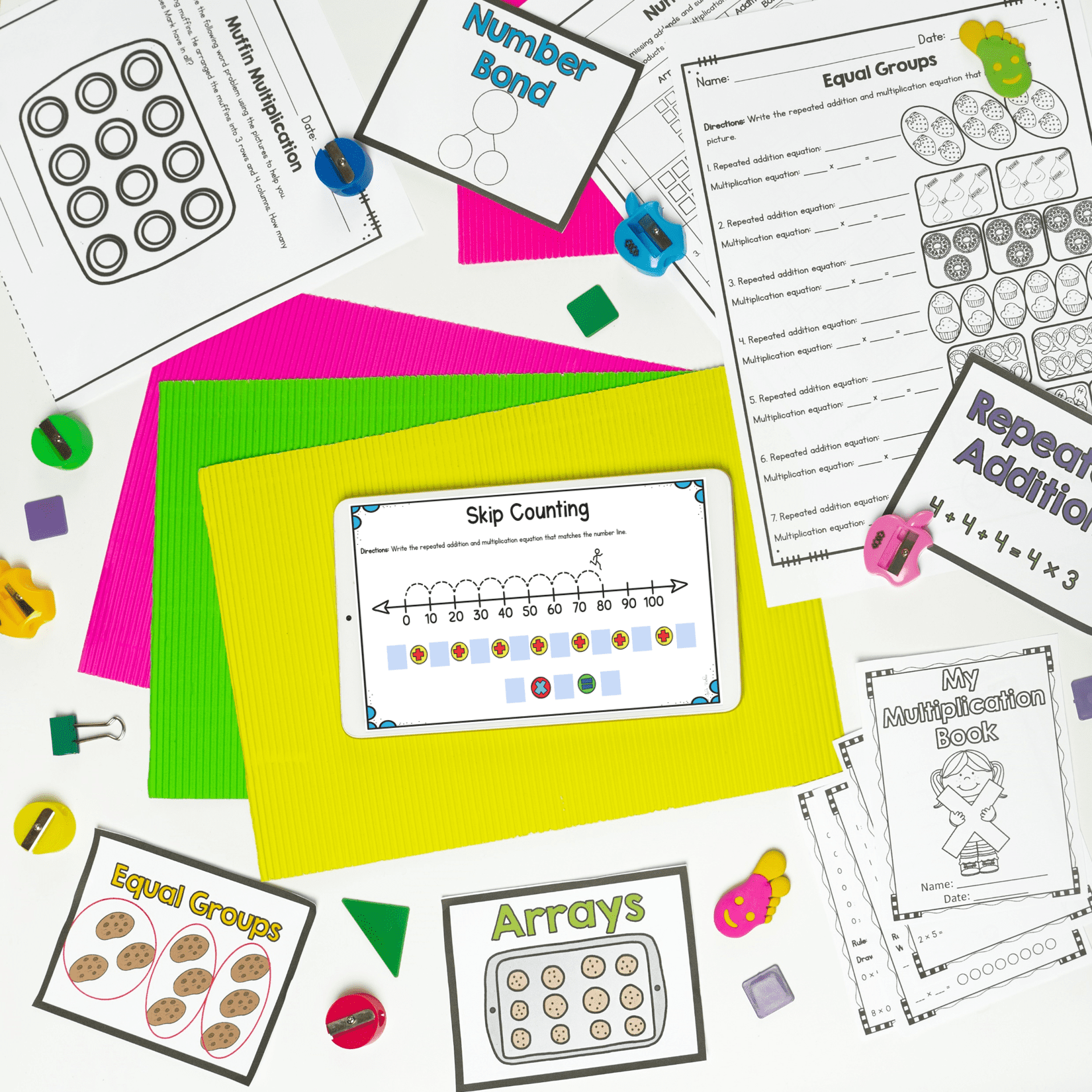 Introduction to Multiplication - 3rd Grade - 3.OA.A.1 - Printable & Digital - Image 6