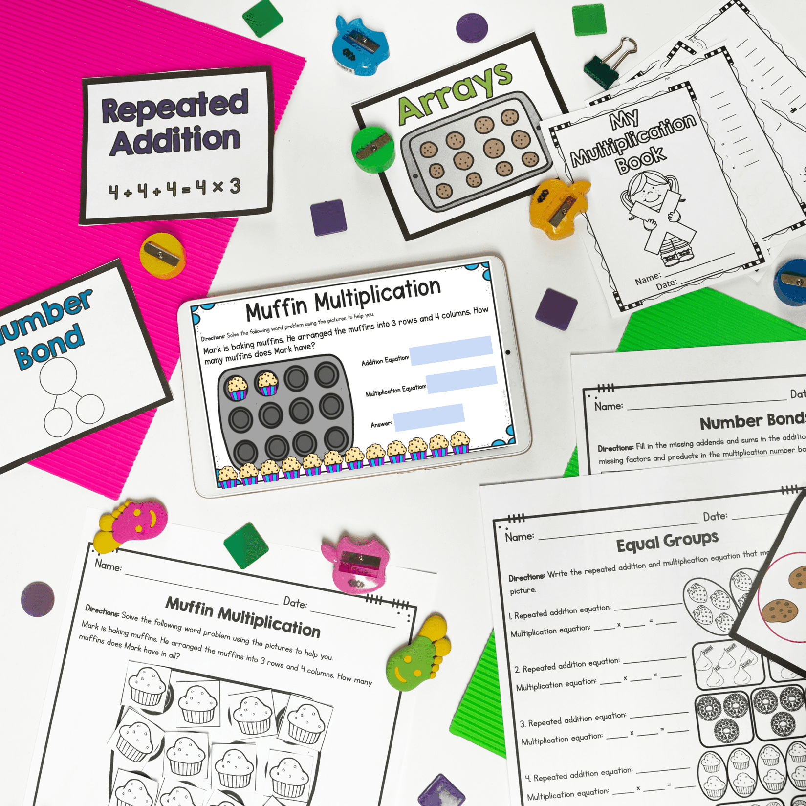 Introduction to Multiplication - 3rd Grade - 3.OA.A.1 - Printable & Digital - Image 7