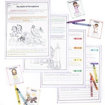 Recount & Retell Stories Greek Mythology Reading Passages 3rd Grade RL.3.2 RL3.2 - Image 2